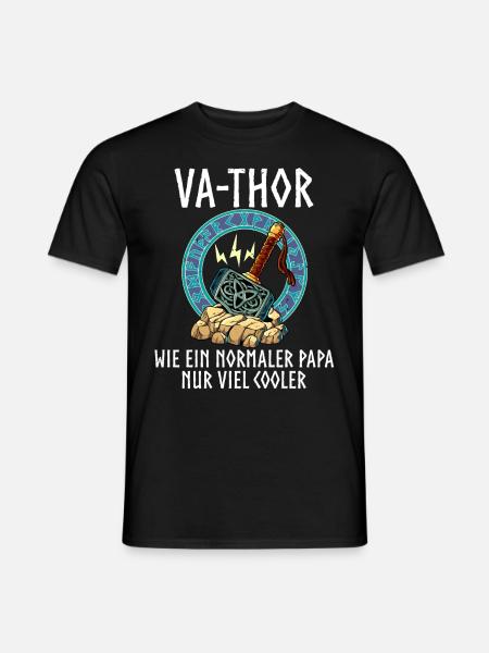Vathor - Männer T-Shirt - Schwarz