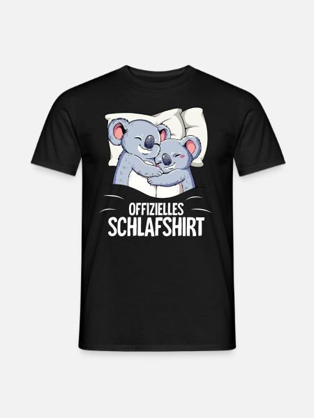 Official Koala Sleep Shirt - Men's T-Shirt - black