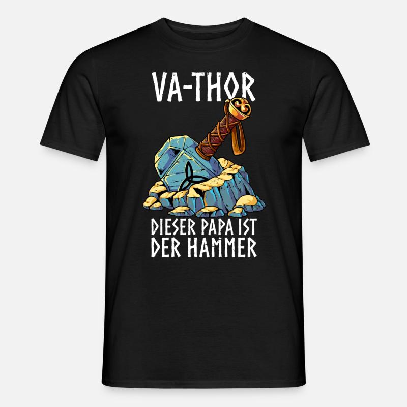Vathor - Männer T-Shirt - Schwarz
