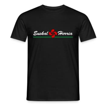 euskal herria - T-shirt homme - noir - Devant - AI Model Male 178 light (178cm)