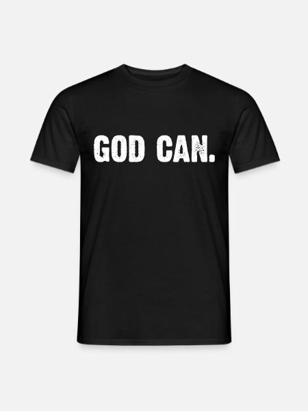God Can - Men's T-Shirt - black