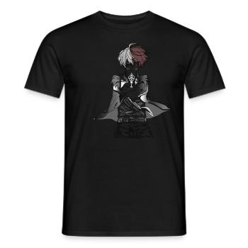 anime boy gun - T-shirt homme - noir - Devant - AI Model Male 178 light (178cm)