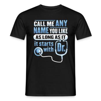PHD-Abschluss Medizinischer Arzt PHD-Mutter - Männer T-Shirt - Schwarz - Vorne - AI Model Male 178 light (178cm)