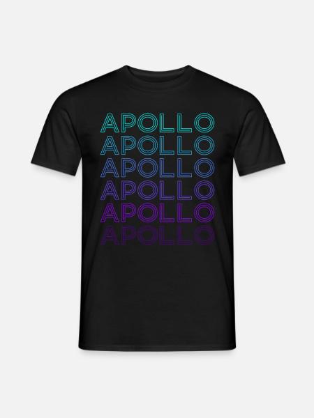 Apollo God Ancient Greek Mythology Retro - Men's T-Shirt - black