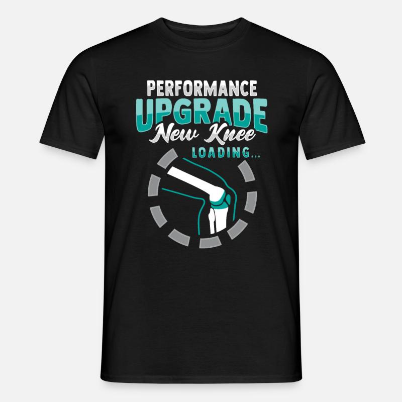 Künstliches Knie - Männer T-Shirt - Schwarz