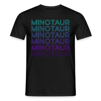 Minotaurus Altgriechisch Griechische Mythologie Re - Männer T-Shirt - Schwarz - Vorne - AI Model Male 178 light (178cm)