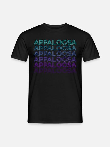 Appaloosa Pferd Retro - Männer T-Shirt - Schwarz