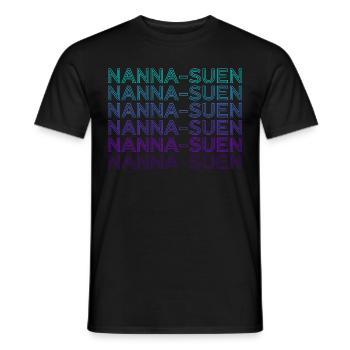 Nanna-Suen God Ancient Sumerian Deity Retro - Men's T-Shirt - black - Front - AI Model Male 178 light (178cm)