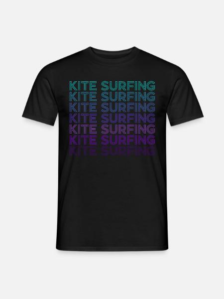 Kitesurfing Retro - Men's T-Shirt - black
