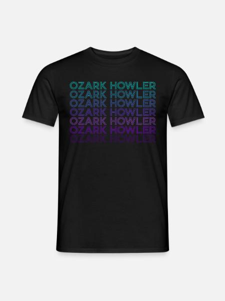 Ozark Howler Kryptide Kryptozoologie Retro - Männer T-Shirt - Schwarz