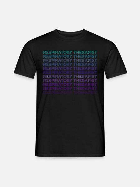 Respiratory Therapist Retro - Men's T-Shirt - black