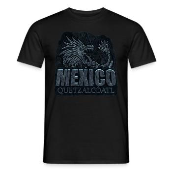Quetzalcoatl Aztec Serpent Maya Inca Tolteke - T-shirt homme - noir - Devant - AI Model Male 178 light (178cm)