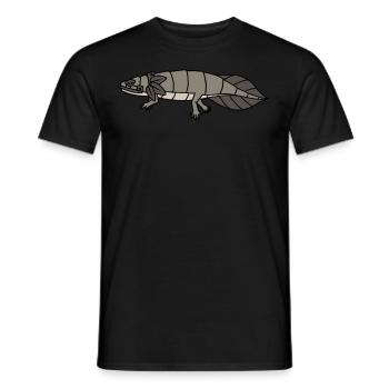 Quetzalcoatl Axolotl Aztèques Maya Ancien Inca Gesc - T-shirt homme - noir - Devant - AI Model Male 178 light (178cm)