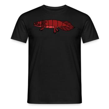 Quetzalcoatl Axolotl Aztèques Maya Ancien Inca Gesc - T-shirt homme - noir - Devant - AI Model Male 178 light (178cm)