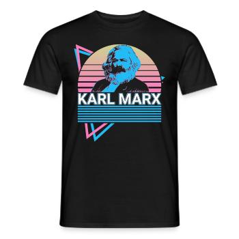 Karl Marx Marxismo Comunismo Comunista So - Camiseta hombre - negro - delante - AI Model Male 178 light (178cm)