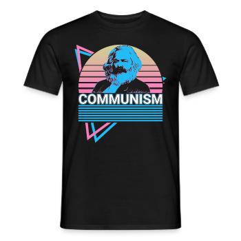 Kommunismus Karl Marx Marxismus Kommunistischer So - Männer T-Shirt - Schwarz - Vorne - AI Model Male 178 light (178cm)