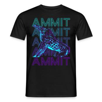 Ammit Egyptian Goddess Ammut Ancient Gift - Men's T-Shirt - black - Front - AI Model Male 178 light (178cm)