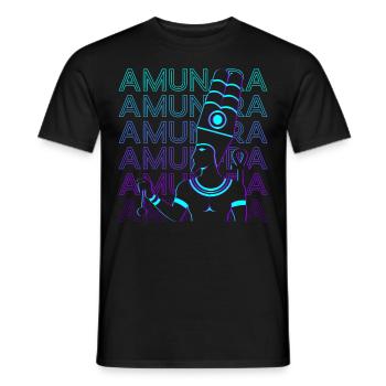Amun Ra Egyptian God Amun Re Ancient Egypt Ret - Men's T-Shirt - black - Front - AI Model Male 178 light (178cm)