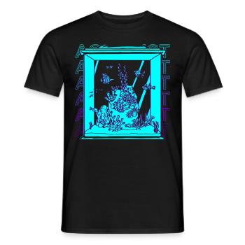 Aquarist Fish Keeper Fish Keeping Fish Aquarium G - T-shirt homme - noir - Devant - AI Model Male 178 light (178cm)