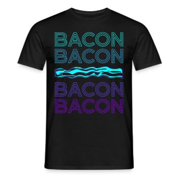 Speck Retro Gift - Men's T-Shirt - black - Front - AI Model Male 178 light (178cm)
