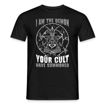 Baphomet Ziege Okkultes Geschenk - Männer T-Shirt - Schwarz - Vorne - AI Model Male 178 light (178cm)