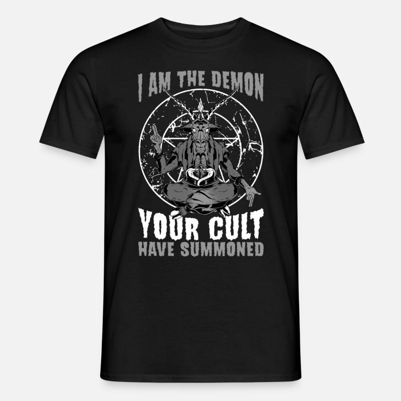 Baphomet Goat Occult Gift - Men’s T-shirt - black