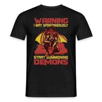 Drôle de cadeau occulte culte - T-shirt homme - noir - Devant - AI Model Male 178 light (178cm)