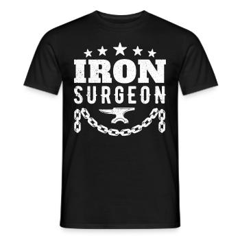 Lustiger Schweißer Schweißen Schweißer Geschenk - Männer T-Shirt - Schwarz - Vorne - AI Model Male 178 light (178cm)
