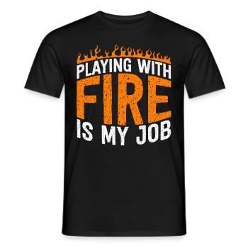 Lustiger Schweißer Schweißer Geschenk - Männer T-Shirt - Schwarz - Vorne - AI Model Male 178 light (178cm)