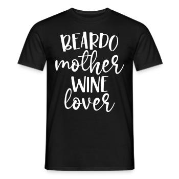 Bearded Dragon Gift - Men's T-Shirt - black - Front - AI Model Male 178 light (178cm)