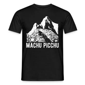 Machu Picchu Peru Inca Gift - Men's T-Shirt - black - Front - AI Model Male 178 light (178cm)