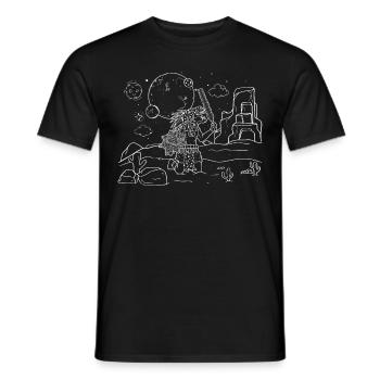 Aztèque Jaguar Warrior Maya Inca - T-shirt homme - noir - Devant - AI Model Male 178 light (178cm)