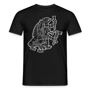 Chalchiuhtlicue Aztekische Wassergöttin Maya Inka - Männer T-Shirt - Schwarz - Vorne - AI Model Male 178 light (178cm)