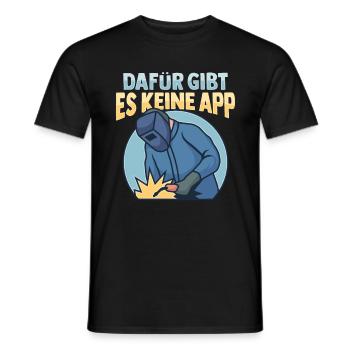 Schweißer Schweißen Schlosser und Metallbauer - Männer T-Shirt - Schwarz - Vorne - AI Model Male 178 light (178cm)