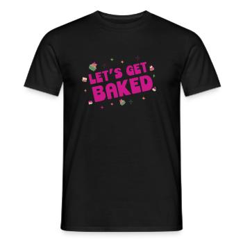Cuisson de gâteaux Baker Design n Amateurs de desserts - T-shirt homme - noir - Devant - AI Model Male 178 light (178cm)