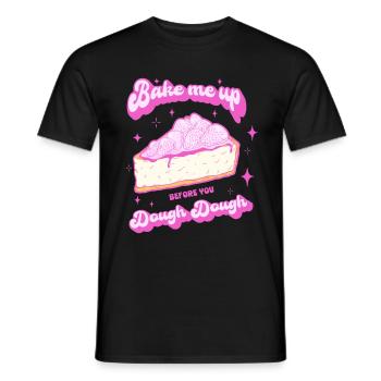 Baking cakes Baker Design n Dessert lovers - Men's T-Shirt - black - Front - AI Model Male 178 light (178cm)