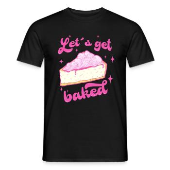 Cuisson de gâteaux Baker Design n Amateurs de desserts - T-shirt homme - noir - Devant - AI Model Male 178 light (178cm)