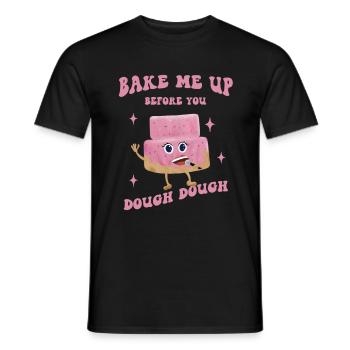 Baking Cakes Baker Design n Dessert Lovers - Men's T-Shirt - black - Front - AI Model Male 178 light (178cm)