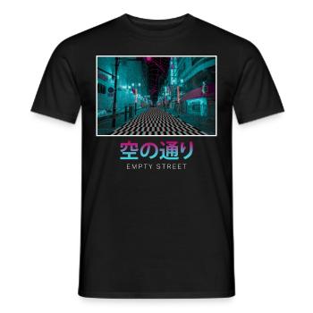 Anemoiacore Ästhetischer Grenzraum Weirdcore - Männer T-Shirt - Schwarz - Vorne - AI Model Male 178 light (178cm)