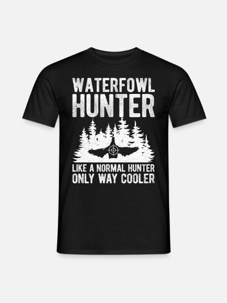 Fun waterfowl hunting - Men's T-Shirt - black
