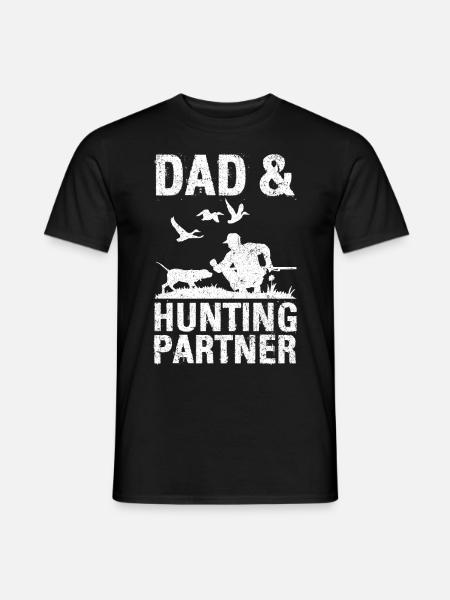 Fun waterfowl hunting duck hunt - Men's T-Shirt - black