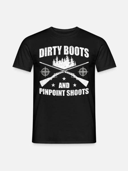 Funny hunt for hunters - Men's T-Shirt - black