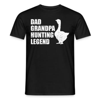 Drôle de chasseur de filles - T-shirt homme - noir - Devant - AI Model Male 178 light (178cm)