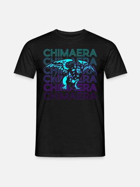 Chimera Ancient Greek Mythology Retro Gift - Men's T-Shirt - black