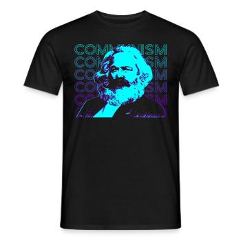 Kommunismus Karl Marx Marxismus Kommunistischer So - Männer T-Shirt - Schwarz - Vorne - AI Model Male 178 light (178cm)