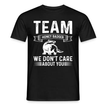Drôle de blaireau de miel - T-shirt homme - noir - Devant - AI Model Male 178 light (178cm)