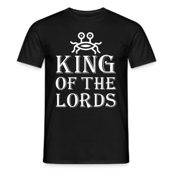 Flying Spaghetti Monster Pastafarianism - Men's T-Shirt - black - Front - AI Model Male 178 light (178cm)