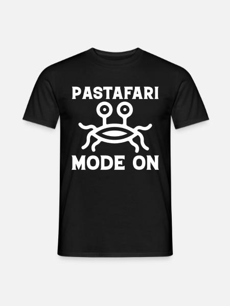 Flying Spaghetti Monster Pastafarianism - Men's T-Shirt - black
