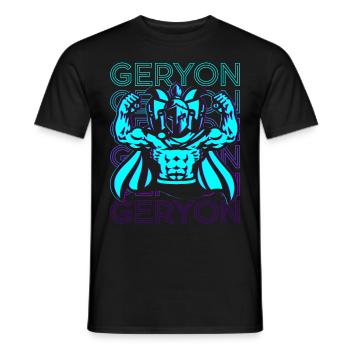 Geryon Mythologie grecque Antique Géant Rétro - T-shirt homme - noir - Devant - AI Model Male 178 light (178cm)