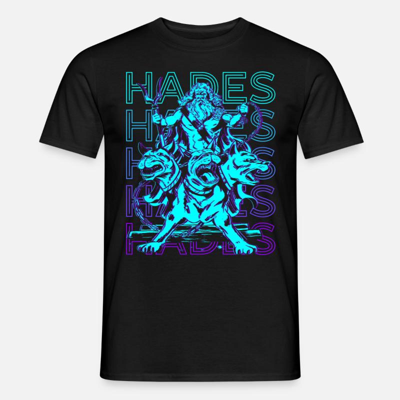 Hades Griechischer Gott Altgriechisch - Männer T-Shirt - Schwarz